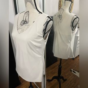 Joseph ribkoff beige stretch tank